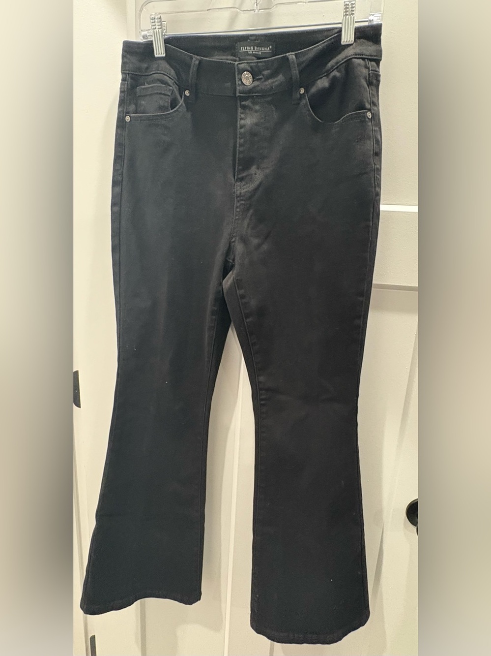 Black Flare Jeans - Classic Wide Leg